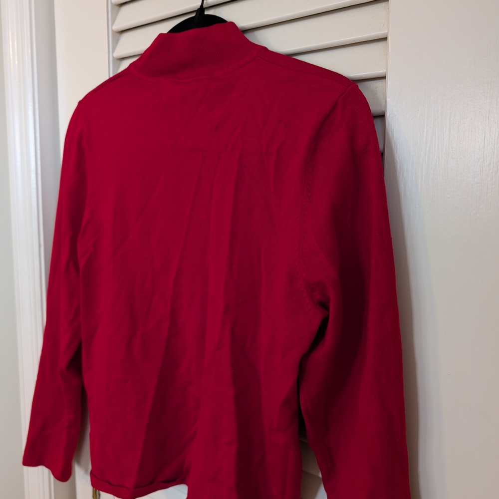 Pendleton Vibrant Red Knit Top - image 6